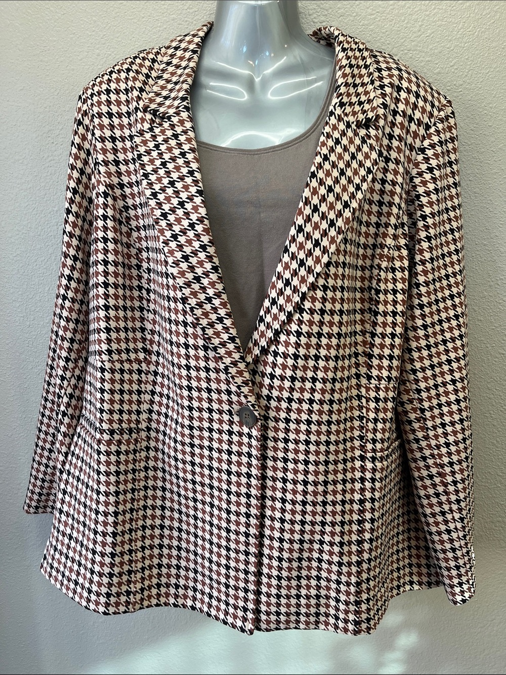 Torrid houndstooth blazer size 3X NWT